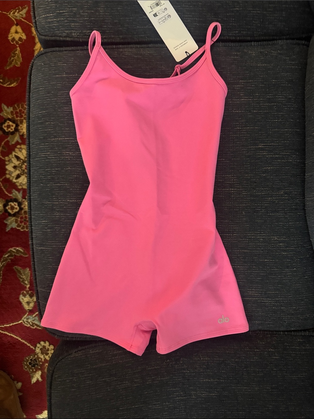 ALO Yoga Pink Sleeveless Romper